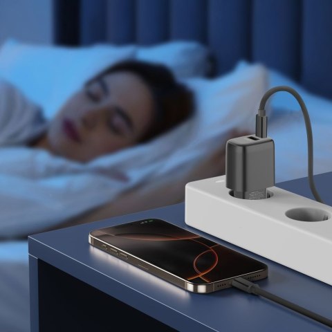 Ładowarka sieciowa NCA20 USB-A USB-C PD QC 20W - czarna Tech-Protect