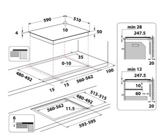 Płyta indukcyjna WLB6860NES Whirlpool