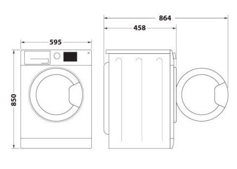 Pralka WRBSS6249SEU Whirlpool