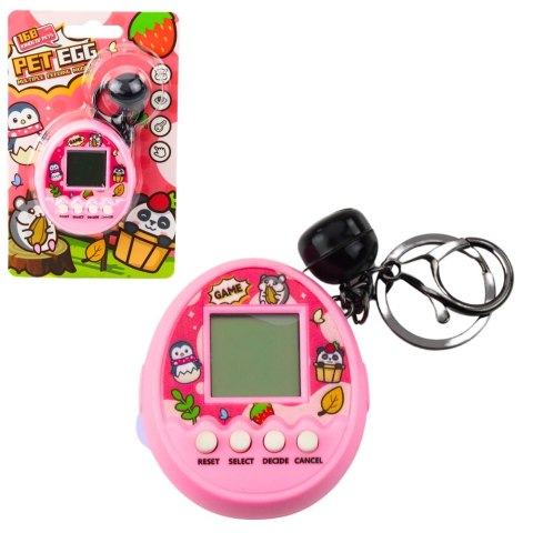 Tamagotchi Pet Egg Gra Elektroniczna 168 Zwierzątek Brelok Z Dzwoneczkiem LEAN TOYS