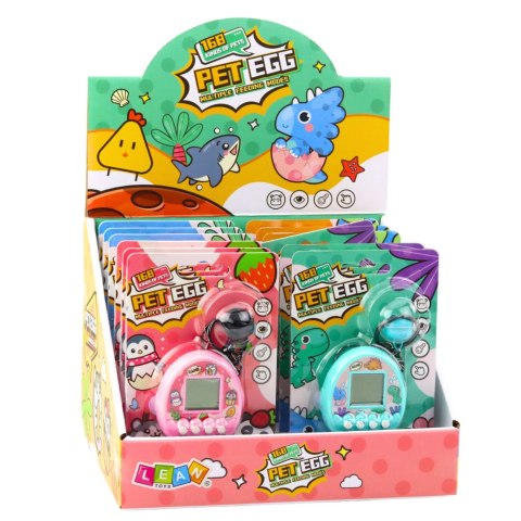Tamagotchi Pet Egg Gra Elektroniczna 168 Zwierzątek Brelok Z Dzwoneczkiem LEAN TOYS