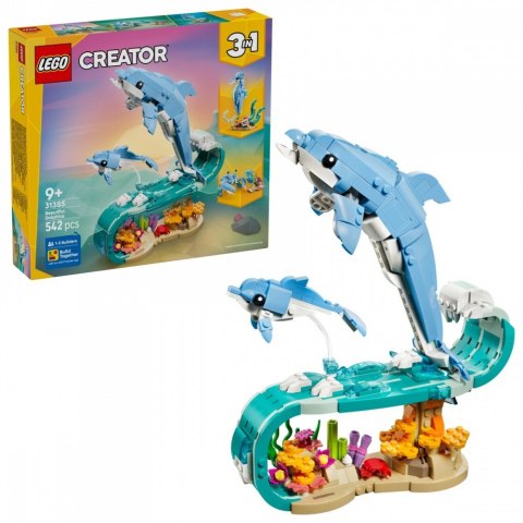 Klocki Creator 31385 Zwierzęta morskie: piękny delfin LEGO