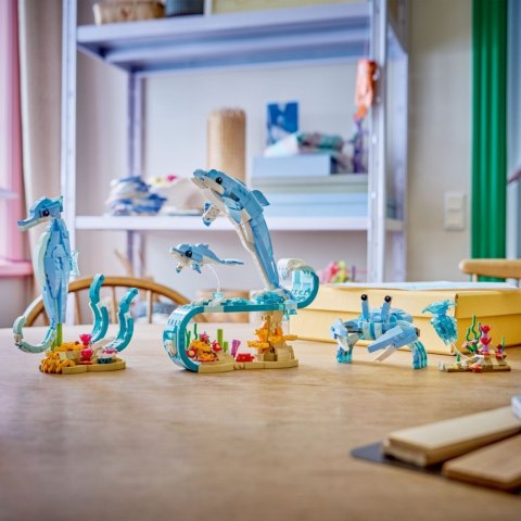 Klocki Creator 31385 Zwierzęta morskie: piękny delfin LEGO