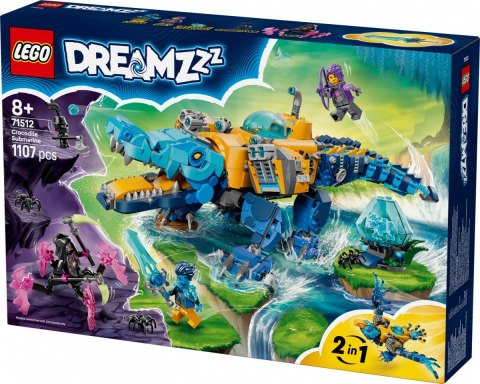 Klocki DREAMZzz 71512 Krokodylołódź podwodna LEGO