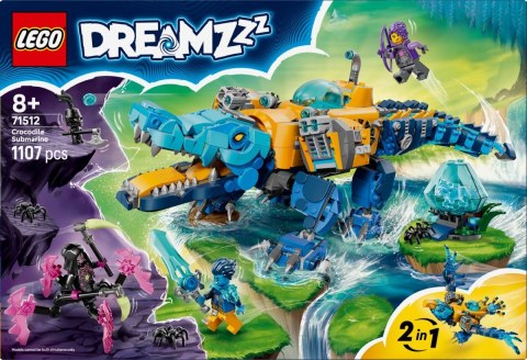 Klocki DREAMZzz 71512 Krokodylołódź podwodna LEGO