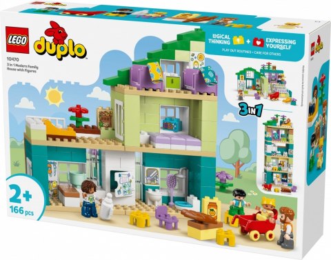 Klocki DUPLO 10470 Nowoczesny dom rodzinny 3 w 1 z figurkami LEGO