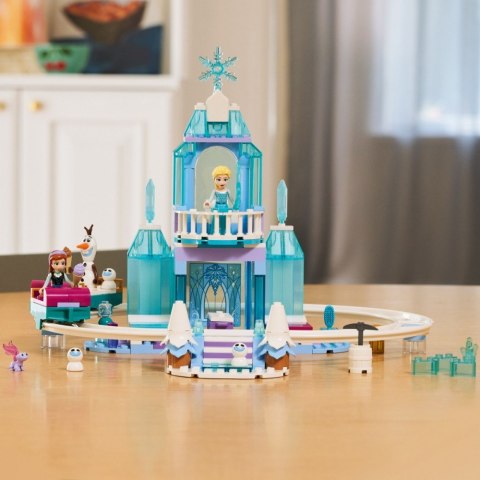Klocki Disney 43281 Lodowy zamek Elzy i Śnieżna przejażdżka LEGO