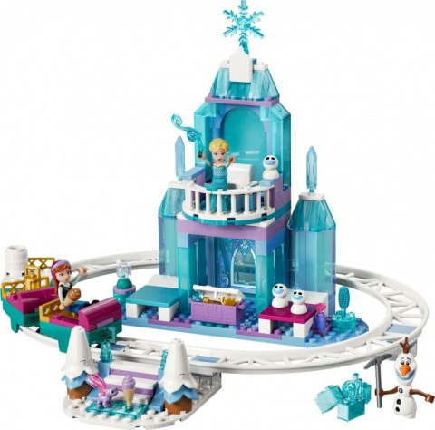 Klocki Disney 43281 Lodowy zamek Elzy i Śnieżna przejażdżka LEGO