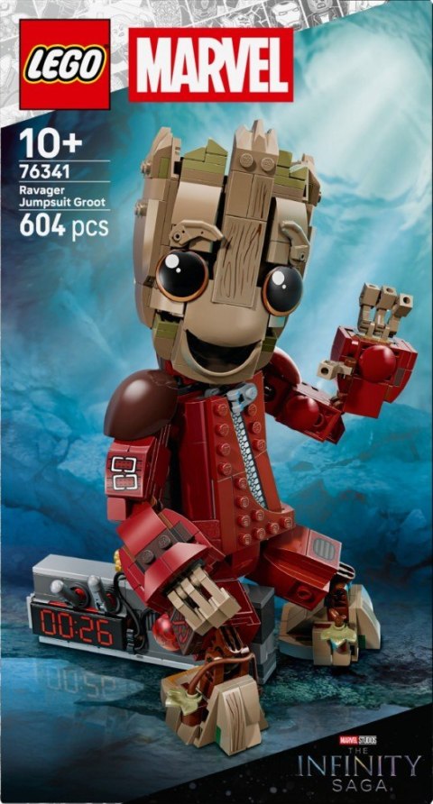 Klocki Super Heroes 76341 Groot w stroju Ravagera LEGO