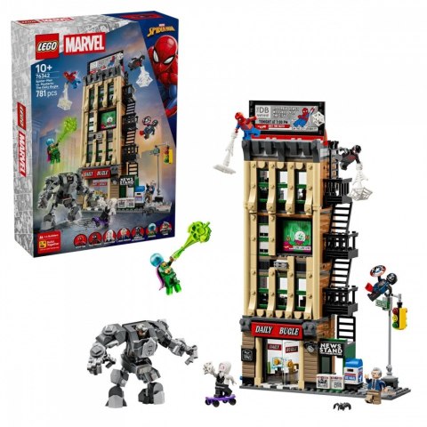 Klocki Super Heroes 76342 Spider-Man kontra Mysterio: Daily Bugle LEGO