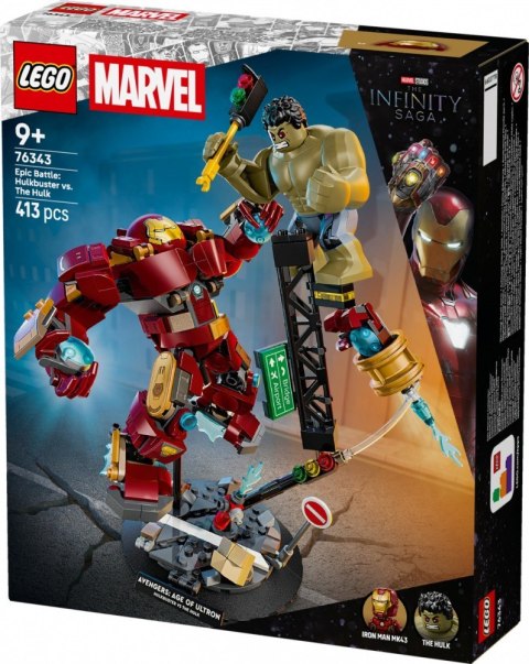 Klocki Super Heroes 76343 Epicka bitwa: Hulkbuster kontra Hulk LEGO
