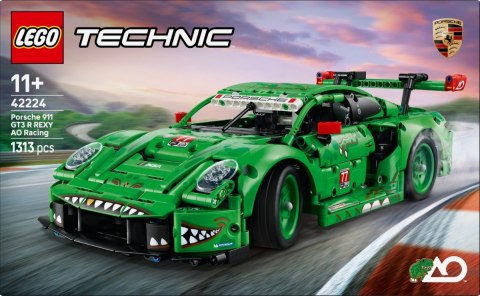 Klocki Technic 42224 Samochód Porsche 911 GT3 R REXY AO Racing LEGO