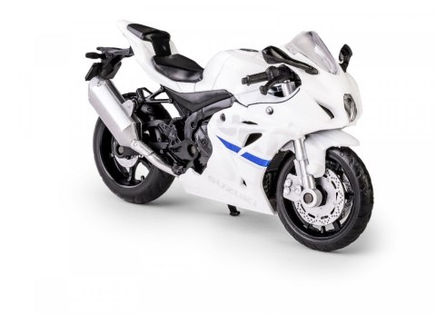 Motocykl 1:18 SUZUKIX STI 20 GSX-R1000 biały Daffi
