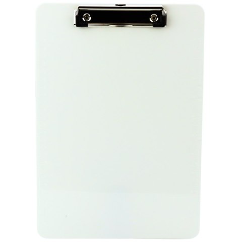 Podkładka Deska Z Klipem Do Pisania Miarka A4 Plastikowa Biała LEAN