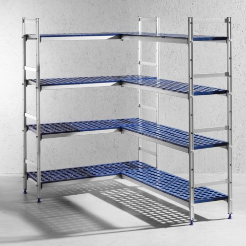 Regał magazynowy ażurowy do żywności szer. 128cm wys. 168.5cm - Hendi 812273 Hendi