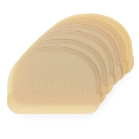 Skrobka cukiernicza półokrągła do porcjowania ciasta ZESTAW 6szt. - Hendi 554166 Hendi