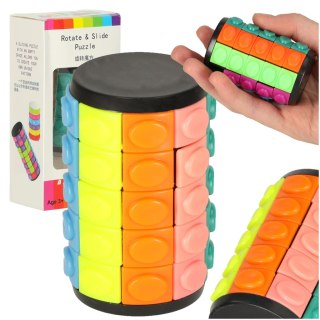 Układanka logiczna łamigłówka walec obrotowy 5 rzędów Kik Sp. z o. o. Sp. k.