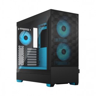 Obudowa Pop Air TG Clear Tint RGB cyan core Fractal Design