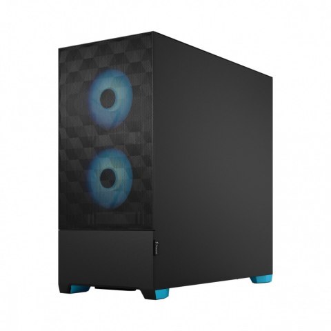 Obudowa Pop Air TG Clear Tint RGB cyan core Fractal Design