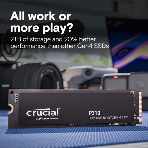Dysk SSD P310 2TB M.2 NVMe PCIe 4.0 2280 7100/6000 Crucial