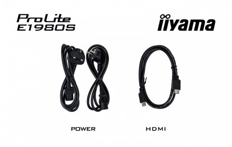 Monitor 19 cali E1980S-B1 HDMI DP 250cd 3ms IIYAMA