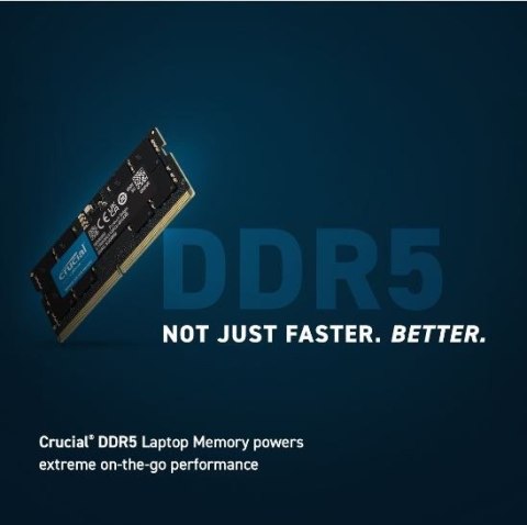 Pamięć do notebooka DDR5 SODIMM 64GB(2*32) /5600 CL46 (16Gbit) Crucial