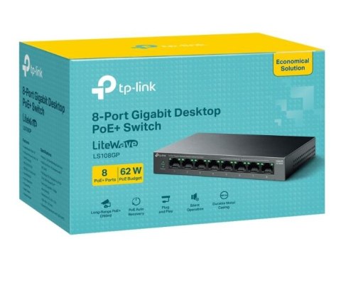 Przełącznik LS108GP 8xGE PoE+ TP-LINK