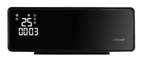 Grzejnik ceramiczny ścienny QH4001 czarny Concept