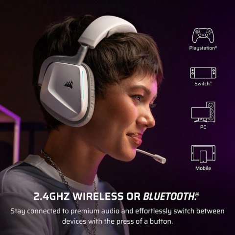 Słuchawki bezprzewodowe Void Wireless v2 Playstation białe Corsair