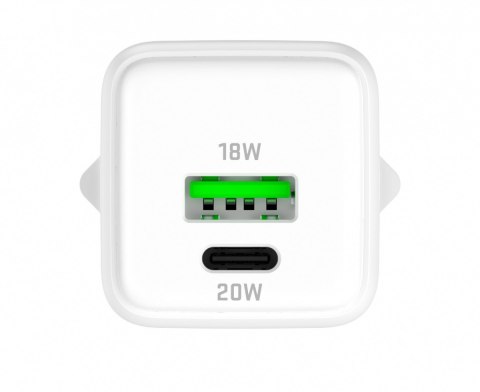 Ładowarka sieciowa USB C/A 20W/18W 3A Power delivery 3.0 QC3.0 YENKEE