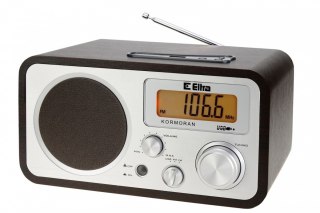 Radio KORMORAN FM/LW USB Brązowe Eltra