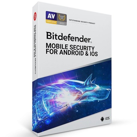 Mobile Security for Android and iOS 3Stan. 1Rok BDAI-N-1Y-3D Bitdefender