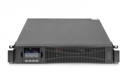 Zasilacz awaryjny UPS Online Rack 19" LCD, 3000VA/3000W, 6x12V/9Ah, 8xC13, 1xC19, USB, RS232, RJ45 Digitus