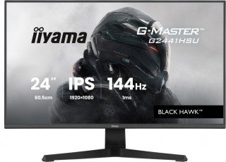Monitor 23,8 cala G2441HSU-B1 IPS,FHD,144Hz,1ms,2xUSB,350cd,HDMI,DP IIYAMA