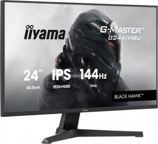 Monitor 23,8 cala G2441HSU-B1 IPS,FHD,144Hz,1ms,2xUSB,350cd,HDMI,DP IIYAMA