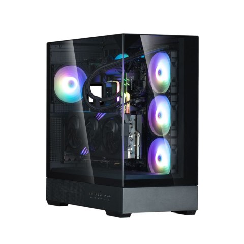 Obudowa P40 Prism Mid-Tower szkło hartowane czarna Zalman