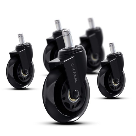 Zestaw kółek żelowych do fotela Trust