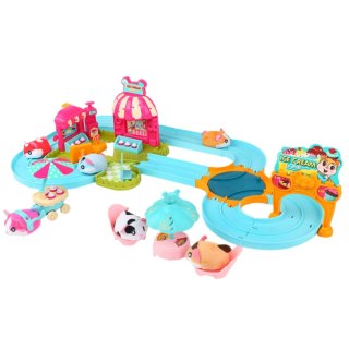 Interaktywny Tor Dla Chomika Lodziarnia Kawiarnia Chomik Na Baterie LEAN Toys