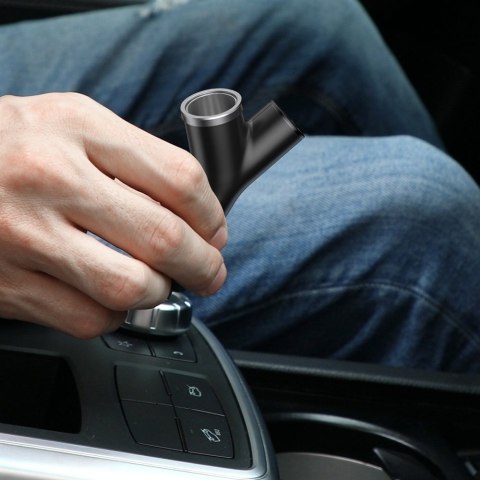 Ładowarka samochodowa Y-Type 2x USB + gniazdo zapalniczki 3.4A czarny BASEUS