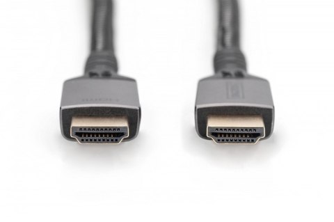 Kabel Premium połączeniowy HDMI 2.1 Ultra HighSpeed 8K60Hz UHD Typ HDMI A/A M/M 1m Czarny Digitus