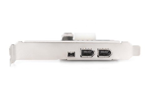 Karta (Kontroler) Firewire (400) PCI Exp., 2xZew. 1xZew.(Mini) IEEE1394a 6pin+Mini,Low Profile,VT6308P Digitus