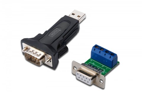 Konwerter/Adapter USB 2.0 do RS485 (DB9) z kablem USB A M/Ż dł. 80cm Digitus