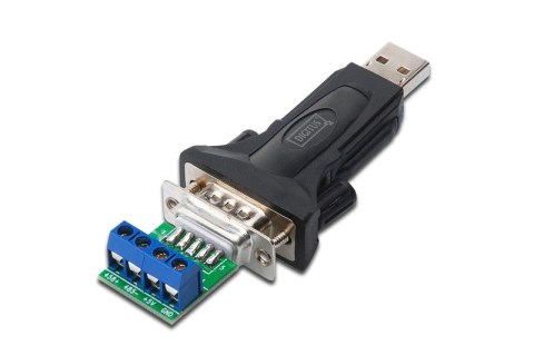 Konwerter/Adapter USB 2.0 do RS485 (DB9) z kablem USB A M/Ż dł. 80cm Digitus