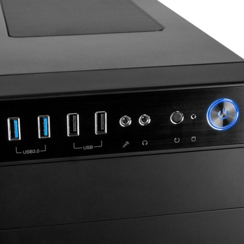 OBERON PRO GLASS CZARNA OBUDOWA KOMPUTEROWA MODECOM