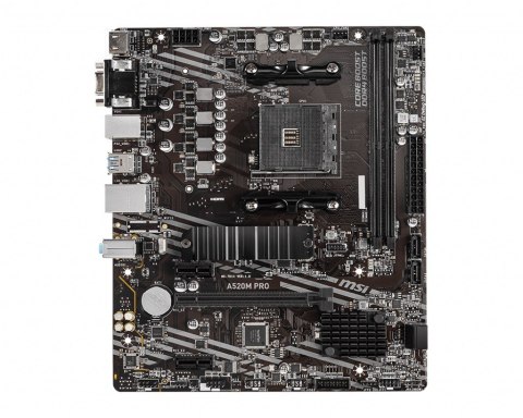 Płyta główna A520M PRO AM4 2DDR4 DP/VGA/HDMI USB 3.2 mATX MSI