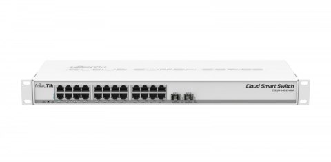 Przełącznik 24x1GbE 2xSFP+ CSS326-24G-2S+RM Mikrotik