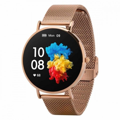 Smartwatch Verona Złoty stalowy Garett Electronics