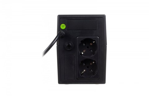 UPS Line-Ineractive LCD BASIC, 600VA/360W, 1x12V/7Ah, AVR, 2x Schuko CEE 7/3 Digitus