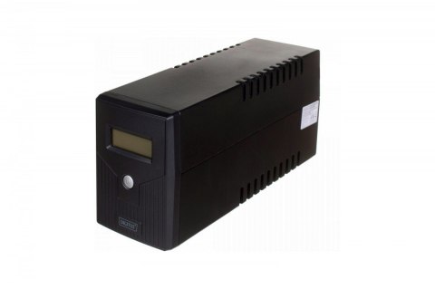 UPS Line-Ineractive LCD BASIC, 600VA/360W, 1x12V/7Ah, AVR, 2x Schuko CEE 7/3 Digitus
