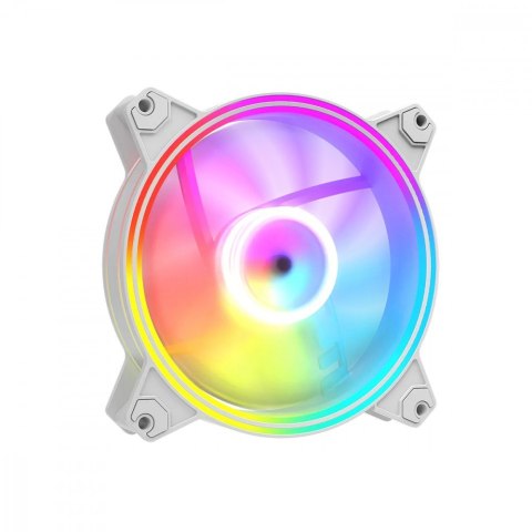 Wentylator ARGB 120x120x25 biały MODECOM